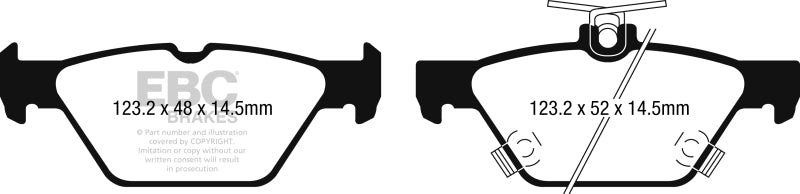 EBC Yellowstuff Brake Pad Sets