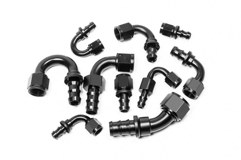 Radium Engineering 14-0205 -6AN 180-Degree Push-Lok Hose End