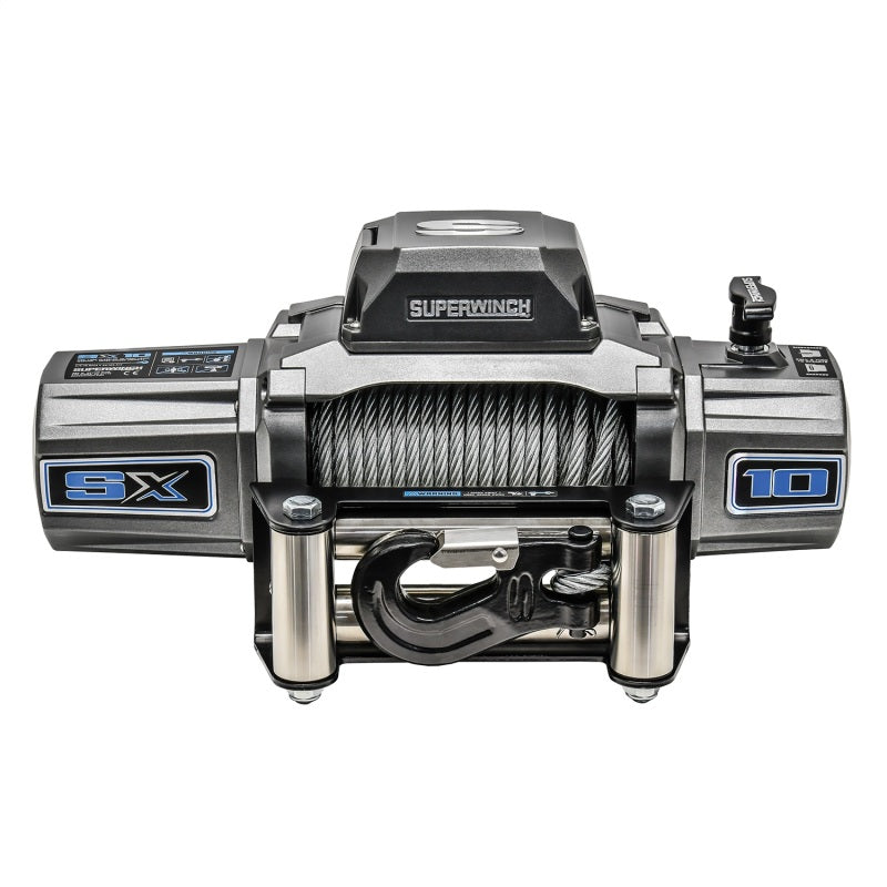 Superwinch 10000 LBS 12 VDC 3/8in x 85ft Synthetic Rope SX 10000 Winch