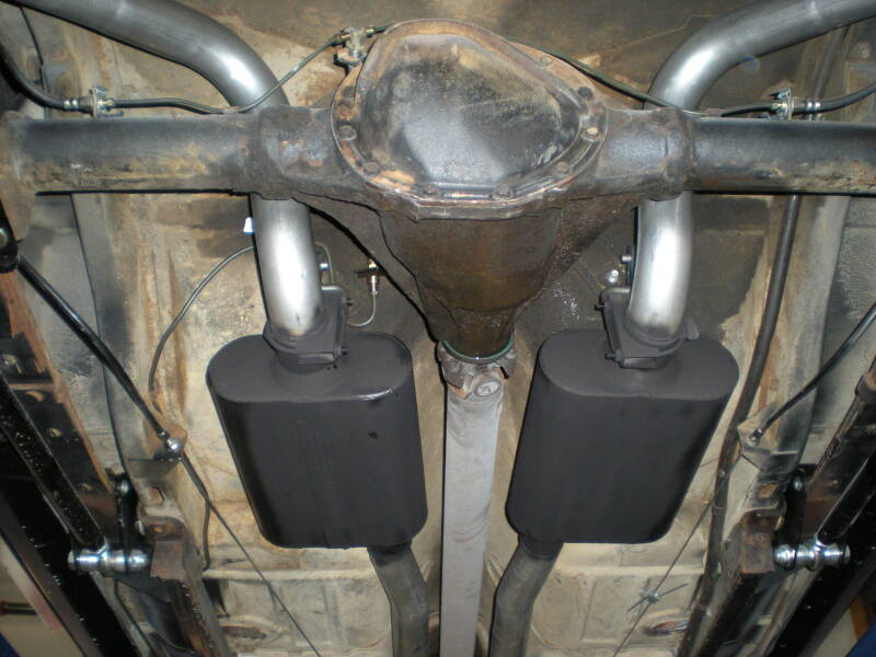 Flowmaster American Thunder 67-68 GM F-Body 2.5 inch Crossmember-Back Exhaust System for Camaro and Firebird