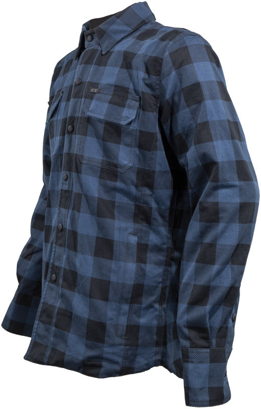 Speed and Strength True Grit Armored Motoshirt Navy/Black - Large