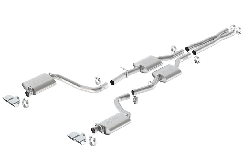Borla S-Type Cat-Back Exhaust System 140627 for 2015–2023 Dodge Challenger R/T 5.7L V8
