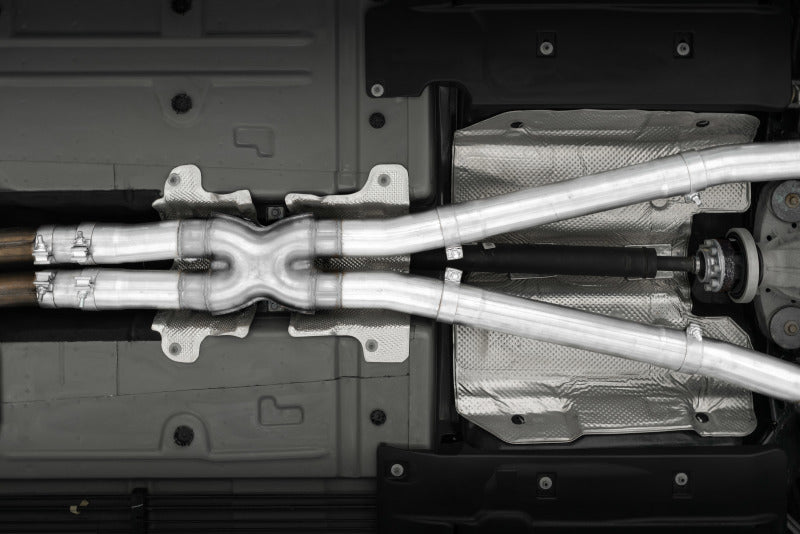 MBRP S7114AL Armor Lite 3-Inch Dual Cat-Back Exhaust with Quad Tips for Dodge Challenger