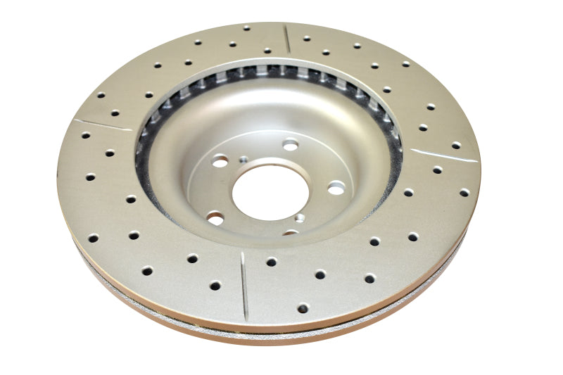 DBA 650X X Street Series Front Drilled and Slotted Brake Rotor for Subaru BRZ, Scion FR-S, and Legacy