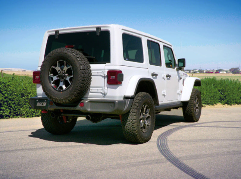 Borla ATAK Axle-Back Exhaust System, Part Number 11964CB, for 2018–2026 Jeep Wrangler JL/JLU 2.0L Turbo