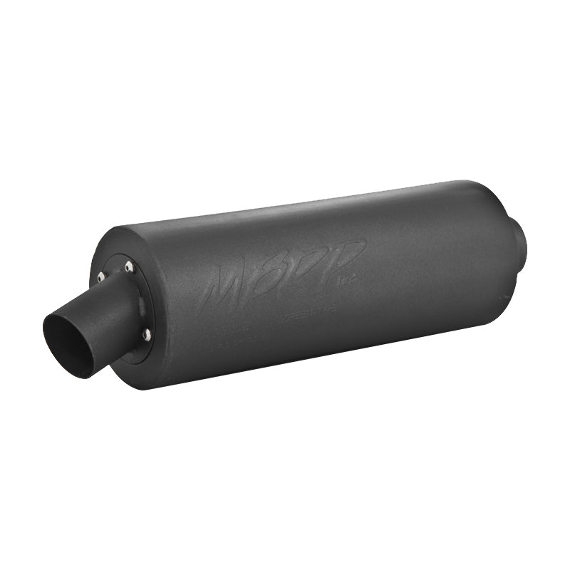 MBRP AT-6010SP Sport Series Universal ATV Muffler, Black