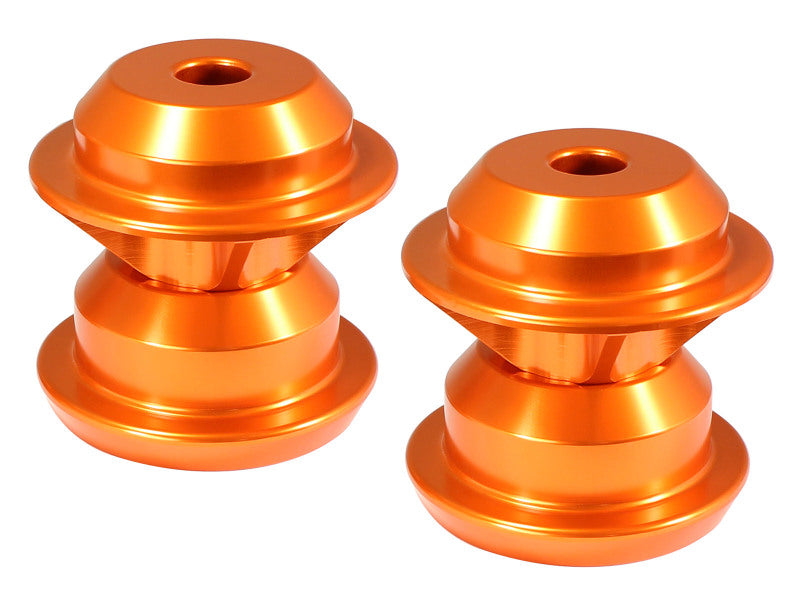 aFe Control PFADT Series Solid Rear Subframe Mount Set for 2010-2014 Chevrolet Camaro V6/V8 - Orange