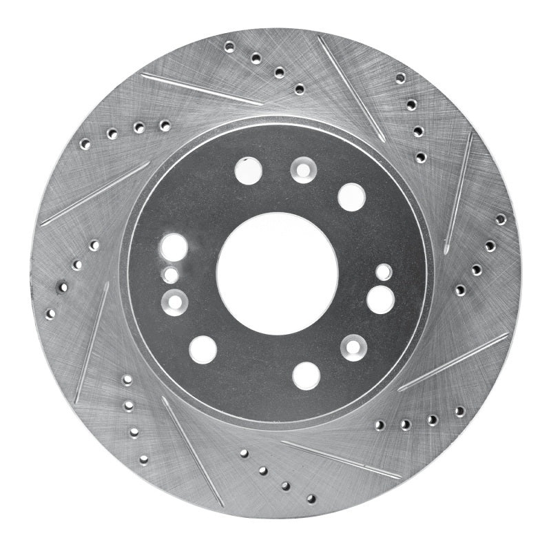 R1 Concepts RNC631-48050R Front Right Drilled and Slotted Silver Brake Rotor for 2005–2019 Chevrolet Silverado 1500