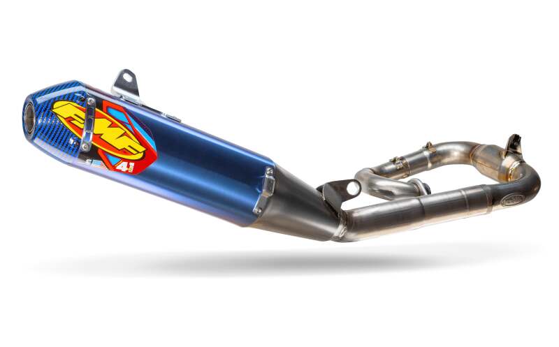 FMF Racing Factory 4.1 RCT Exhaust System for Yamaha YZ450F (2023-2025) with Titanium Muffler and Carbon End Cap