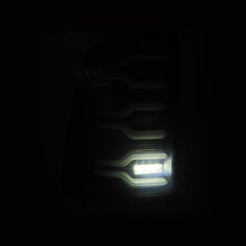AlphaRex ARX640040 Luxx-Series LED Tail Lights for 2019-2020 Ram 1500, Black Housing