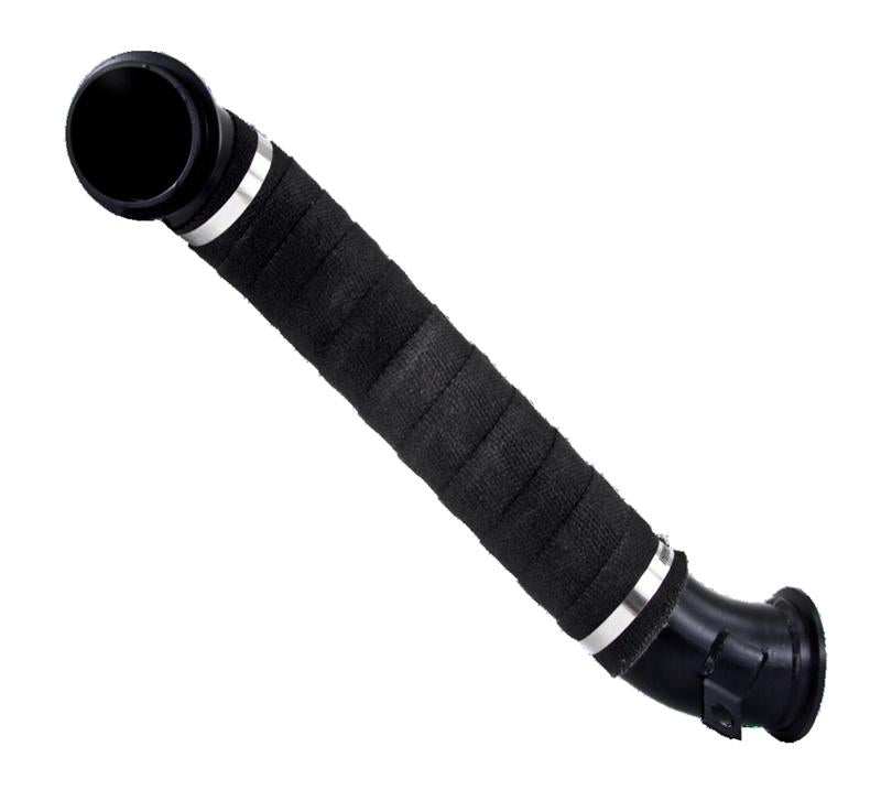 MBRP mbrpGM8424 Armor BLK 3-Inch Turbocharger Down Pipe for 2004.5-2010 Chevy/GMC 6.6L Duramax