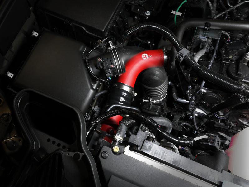 aFe BladeRunner Aluminum Hot and Cold Charge Pipe Kit, Red, Part Number 46-20724-R, for 2024-2026 Toyota Tacoma 2.4L Turbo