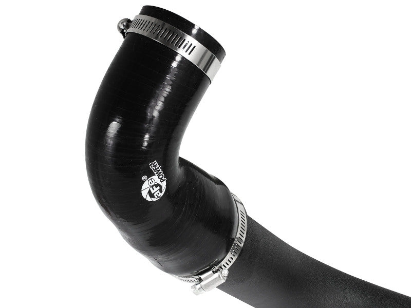 aFe BladeRunner 2.5-Inch Aluminum Hot Charge Pipe, Black, Ford Focus ST 2013-2018 2.0L Turbo - 46-20188-B
