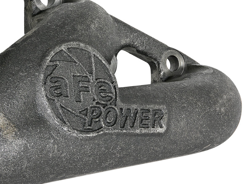 aFe BladeRunner Ported Ductile Iron Exhaust Manifold for 2007-2011 Jeep Wrangler JK 3.8L V6, Part Number 46-40114