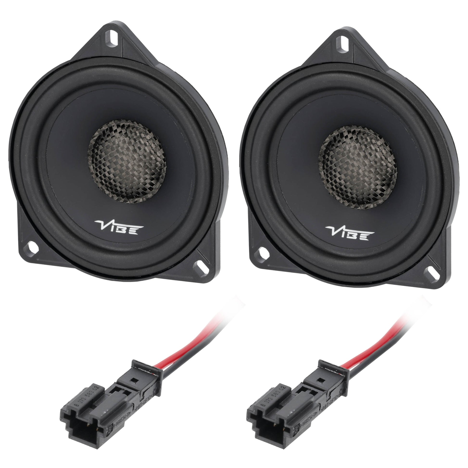 Vibe by Metra Electronics Plug-N-Play 4″ Midwoofer Speaker Kit - Fits Select Tes - View 2