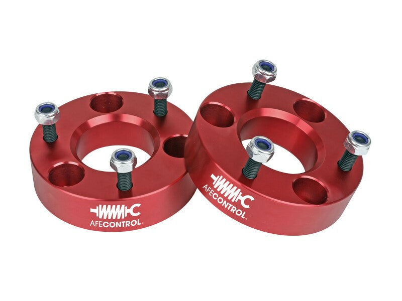 aFe CONTROL 2.0-Inch Front Leveling Kit, Red, for 2006-2026 Ram 1500 4WD