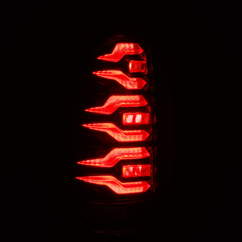 AlphaRex Luxx-Series LED Tail Lights for 2003-2009 Lexus GX470, Alpha-Black