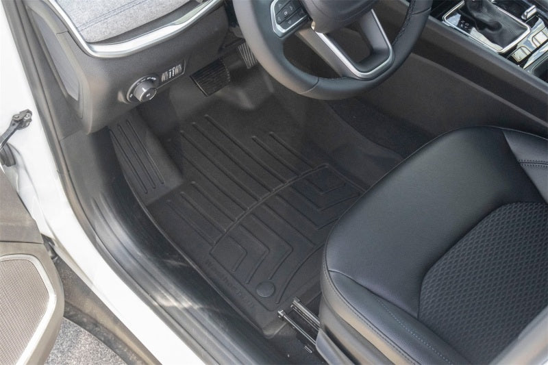WeatherTech FloorLiner HP Front Floor Mats, Black, for 2017-2019 Jeep Compass - Part Number WET4412051IM