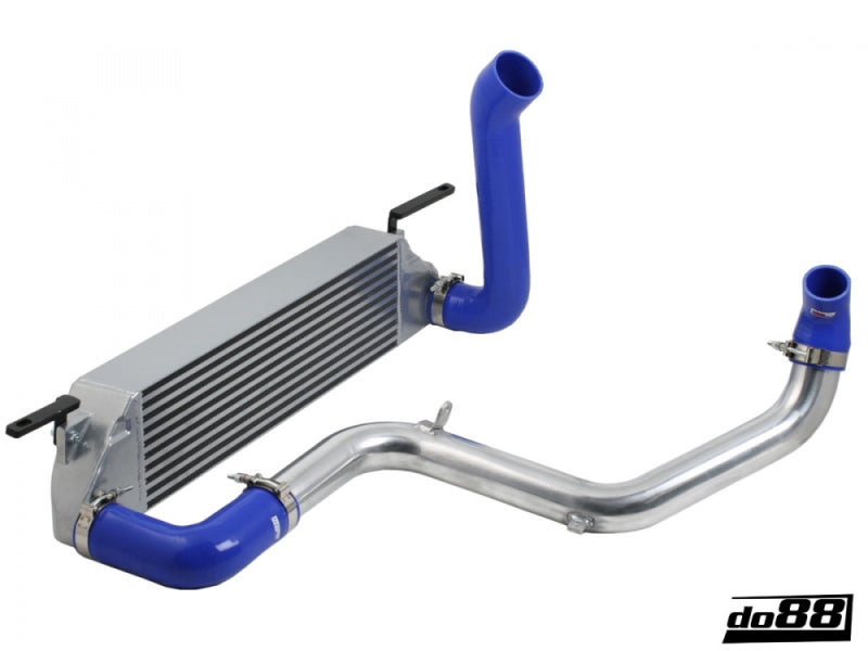 do88 Turbo Intercooler Kit for Volvo C30, C70, S40, V50 - BigPack with Blue Hoses (Part #dobBIG-V50-B)