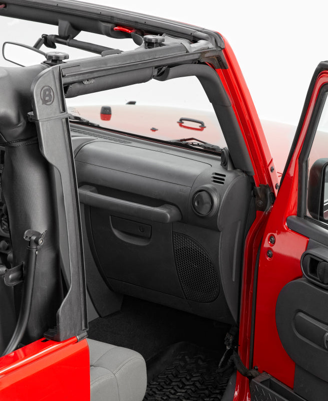 Bestop Jeep Wrangler JK 2007-2018 Door Surrounds Set of 2 - OEM-Style Replacement for 2-Door Models