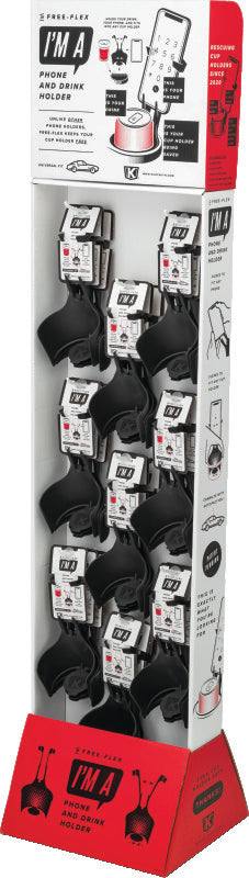 Kuryakyn Free-Flex Cup and Phone Holder 27-Count Display - Part KUR6458
