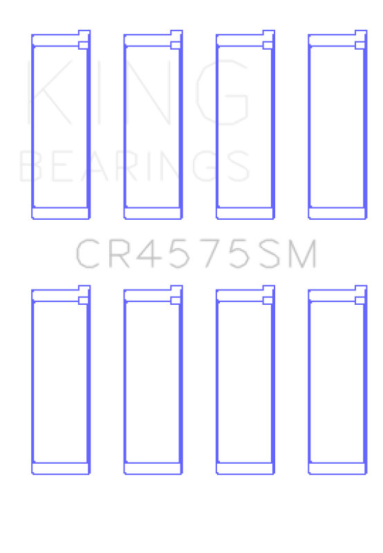 King Engine Bearings CR4575SM Hyundai i30 G4FC Connecting Rod Bearing Set