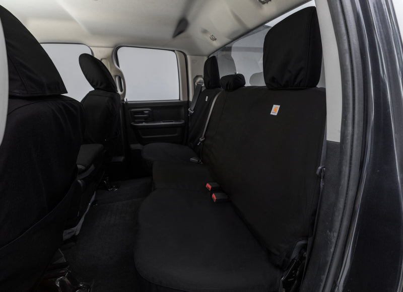Covercraft 19-24 Dodge Ram 1500 Carhartt Super Dux SeatSaver Custom Second Row Seat Covers - Black