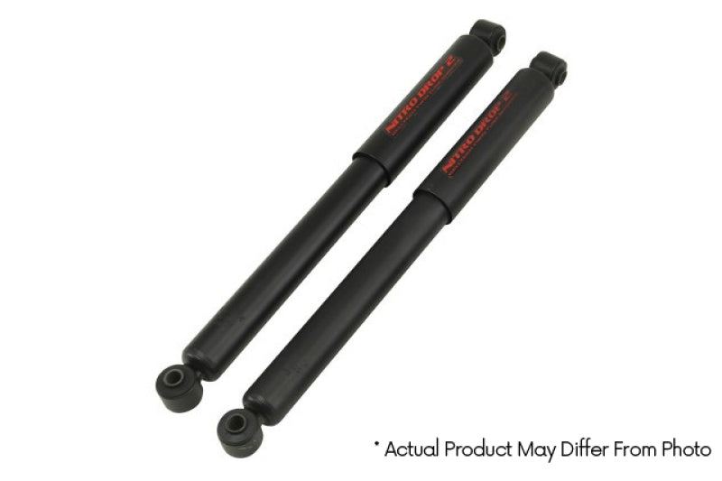 Belltech Nitro Drop 2 Shock Absorber Set, Part Number BEL9164, for Lowered Nissan Trucks
