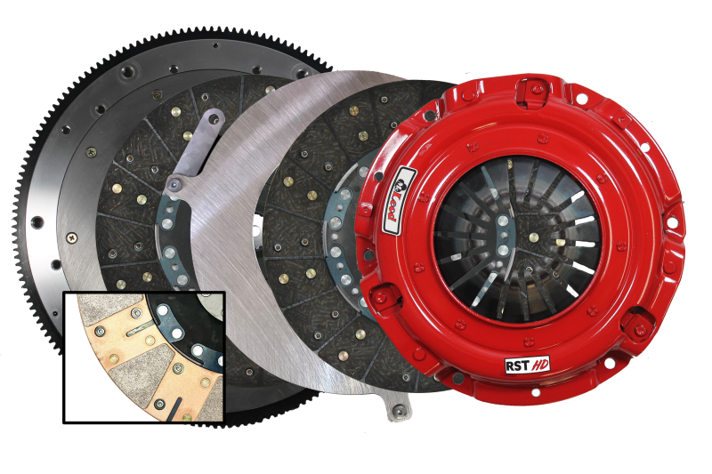 McLeod Racing RST HD Twin Disc Clutch Kit with Aluminum Flywheel for 2011-2017 Ford Mustang GT/Boss 302 5.0L
