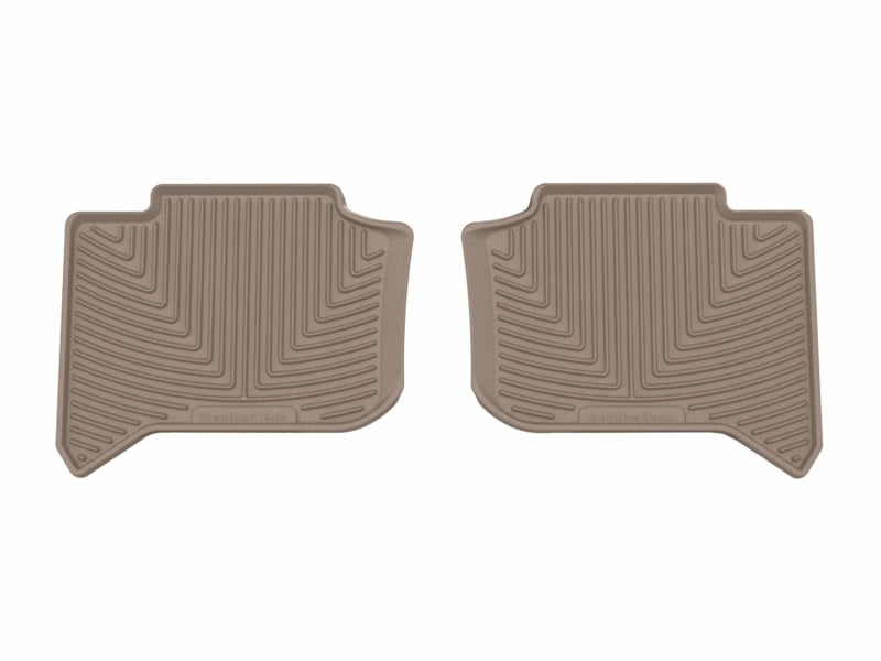 WeatherTech 25-26 Toyota 4Runner Rear All-Weather Floor Mats - Tan, Part Number wetW767TN