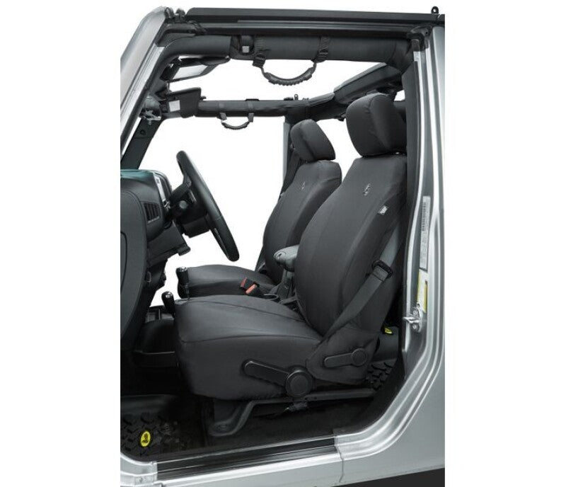 Bestop 2013-2018 Jeep Wrangler JK Front Seat Covers (Black Diamond)