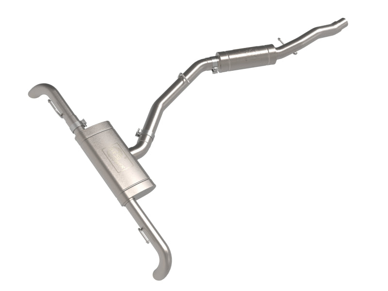 aFe MACH Force-Xp 3-Inch to 2.5-Inch Stainless Steel Cat-Back Exhaust System, Part Number 49-36447, Audi Q5 2017-2024 2.0L Turbo