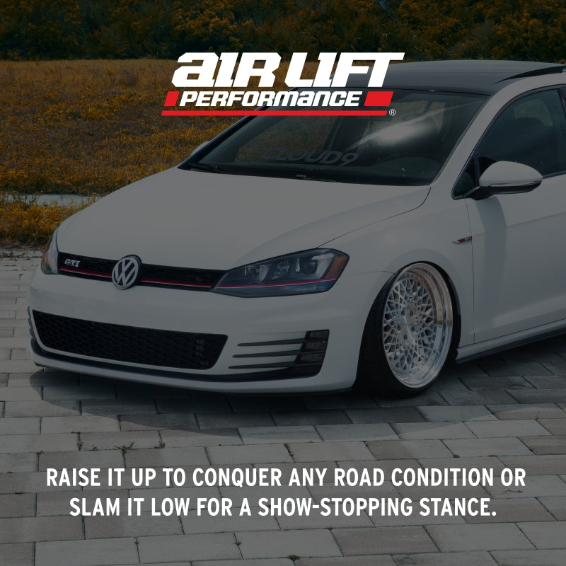 Air Lift Performance 76003 Front Air Suspension Kit for Audi A3, S3, RS3, TT, Volkswagen GTI and Golf