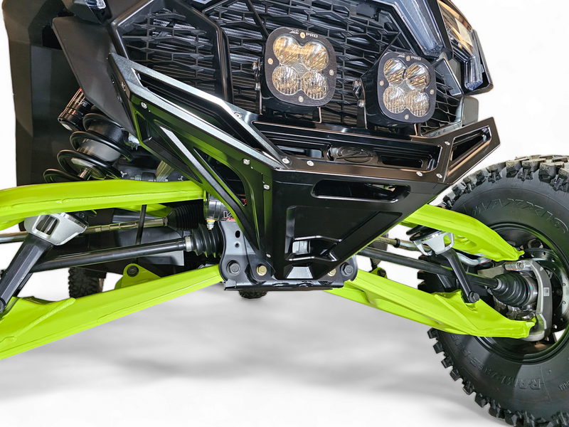Elektric Offroad Polaris RZR Pro R Billet Front Winch Bumper - Anodized Black (Part Number: elkFWB610030)