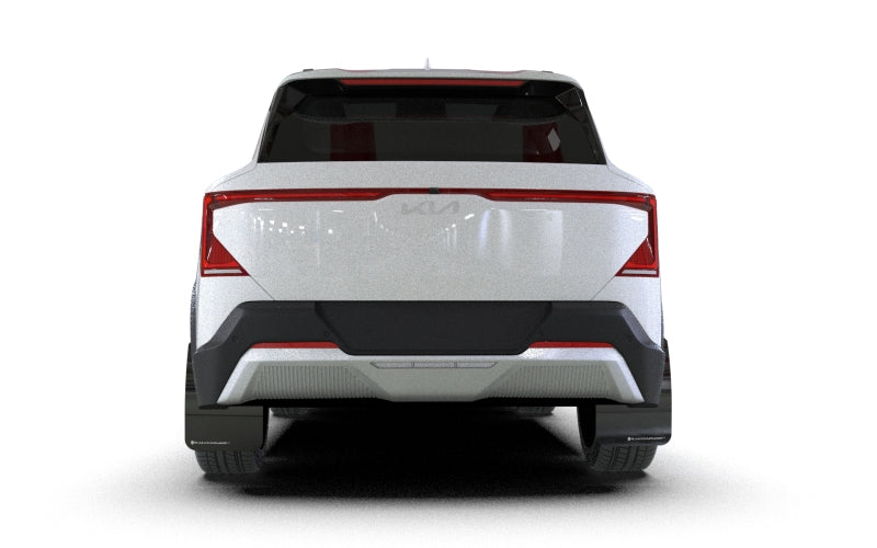 Rally Armor 2027 Kia EV5 Black UR Mud Flaps with White Logo