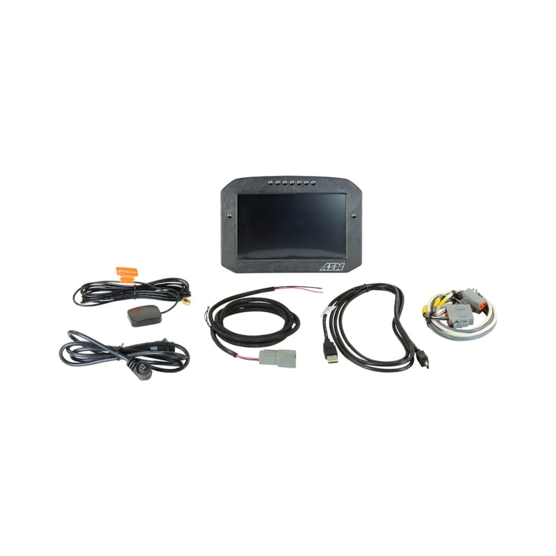 AEM CD-7LG Carbon Digital Dash Display with Internal Logging and 20 Hz GPS – 30-5703F