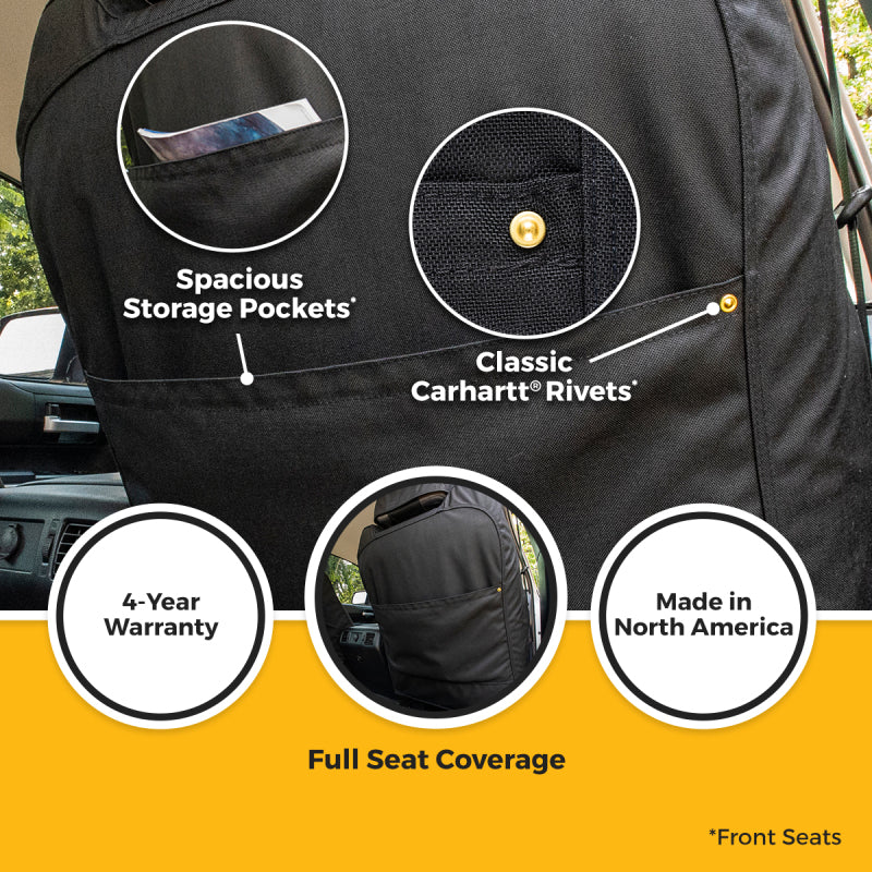 Covercraft Custom Front Row Seat Cover for 2026 Jeep Wrangler El Carhartt Super Dux Buckets