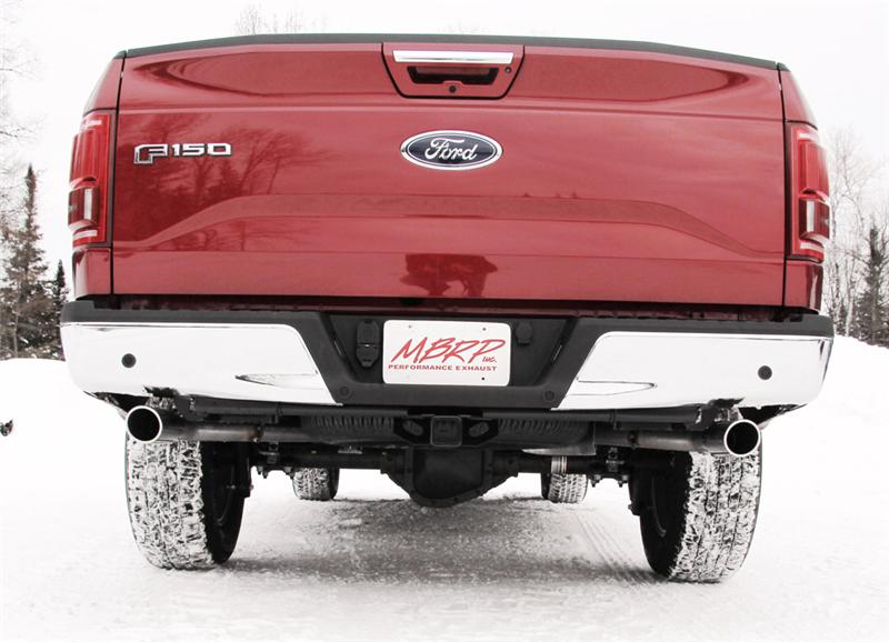 MBRP Armor Plus Cat-Back Exhaust System S5258409 for 2015-2016 Ford F-150 5.0L