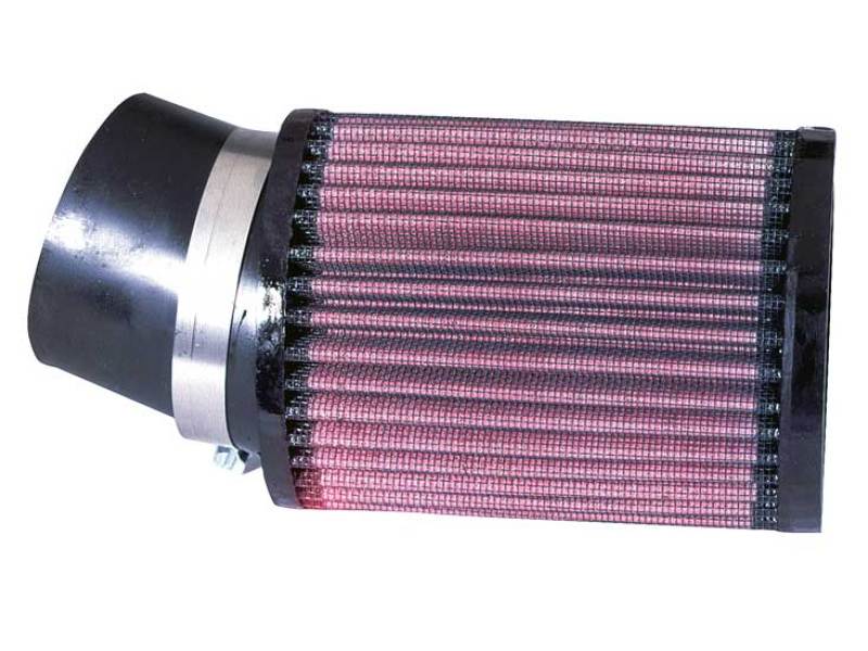 K&N Engineering RU-1760 Universal Rubber Round Straight Air Filter, 20-Degree Angle