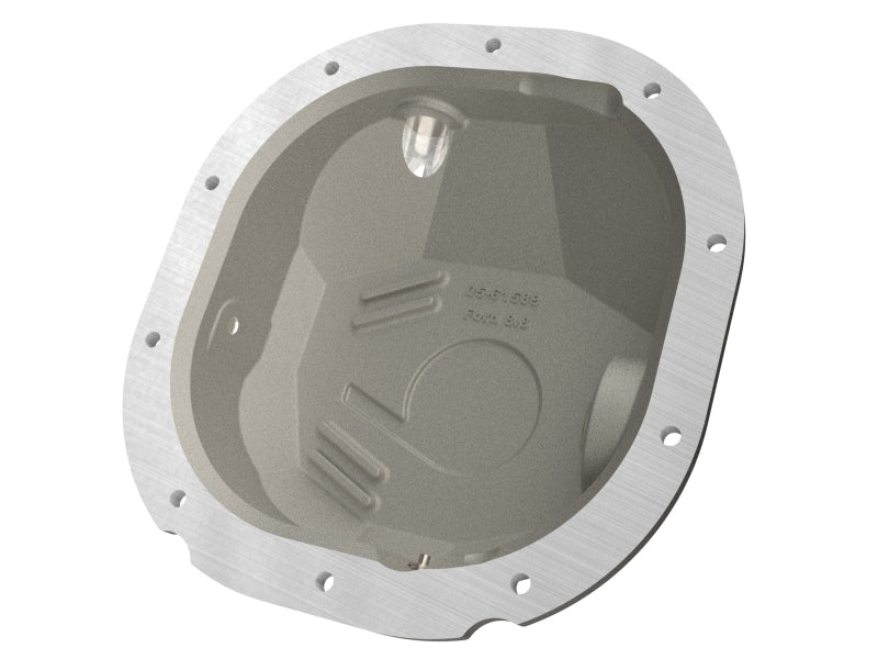 aFe POWER Street Series Rear Differential Cover, Raw with Machined Fins, Ford 8.8 Axle, Part Number 46-71410A