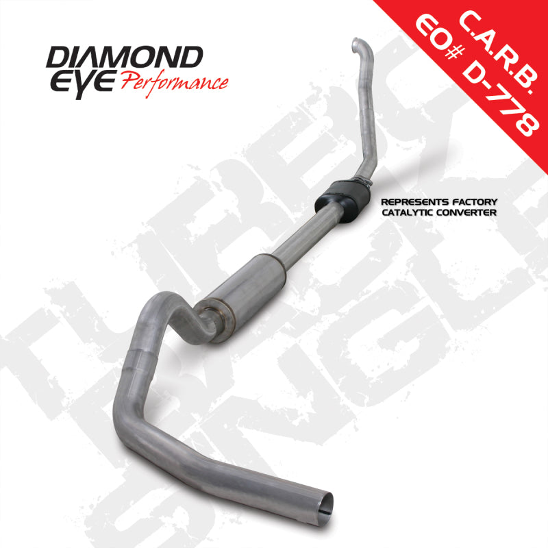 Diamond Eye Performance K4306A 4-Inch Turbo-Back Exhaust System Kit for 1994–1997.5 Ford 7.3L Powerstroke F-250/F-350