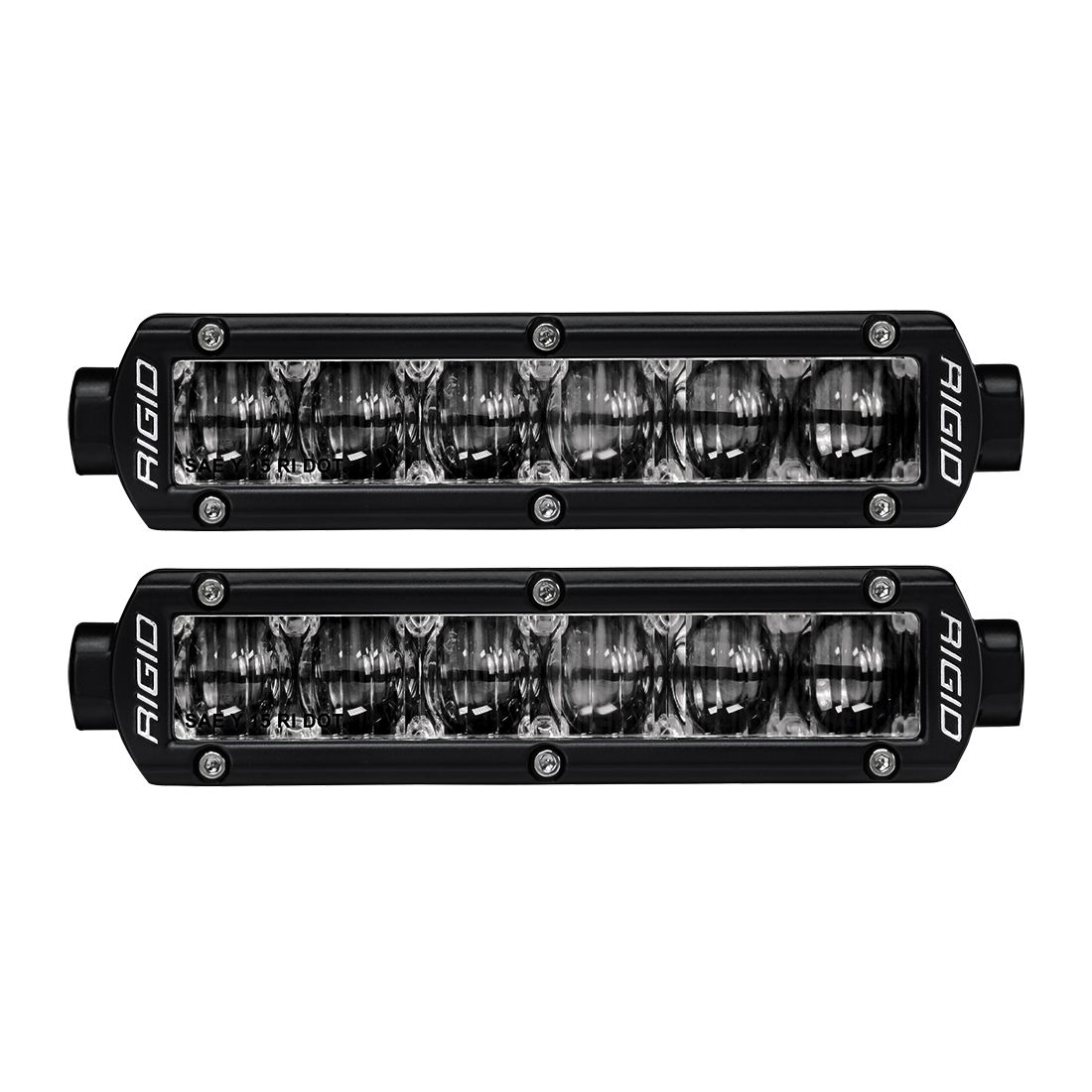Rigid Industries - 906703 - Auxiliary Light - SAE 6 Inch Fog Light Pair SR-Series Pro