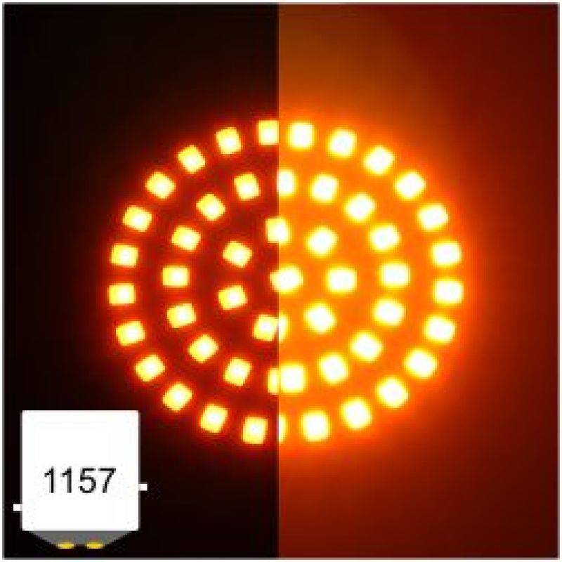 Letric Lighting Bullet Style 1157 High/Low Amber Insert letLLC-B7A
