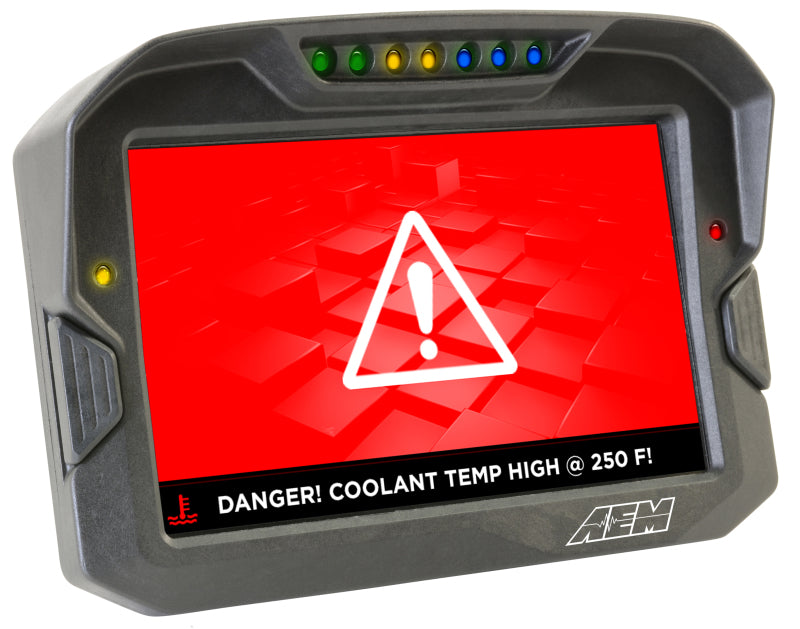 AEM CD-7LG Carbon Fiber Digital Racing Dash Display with GPS, CAN Input Only – 30-5703