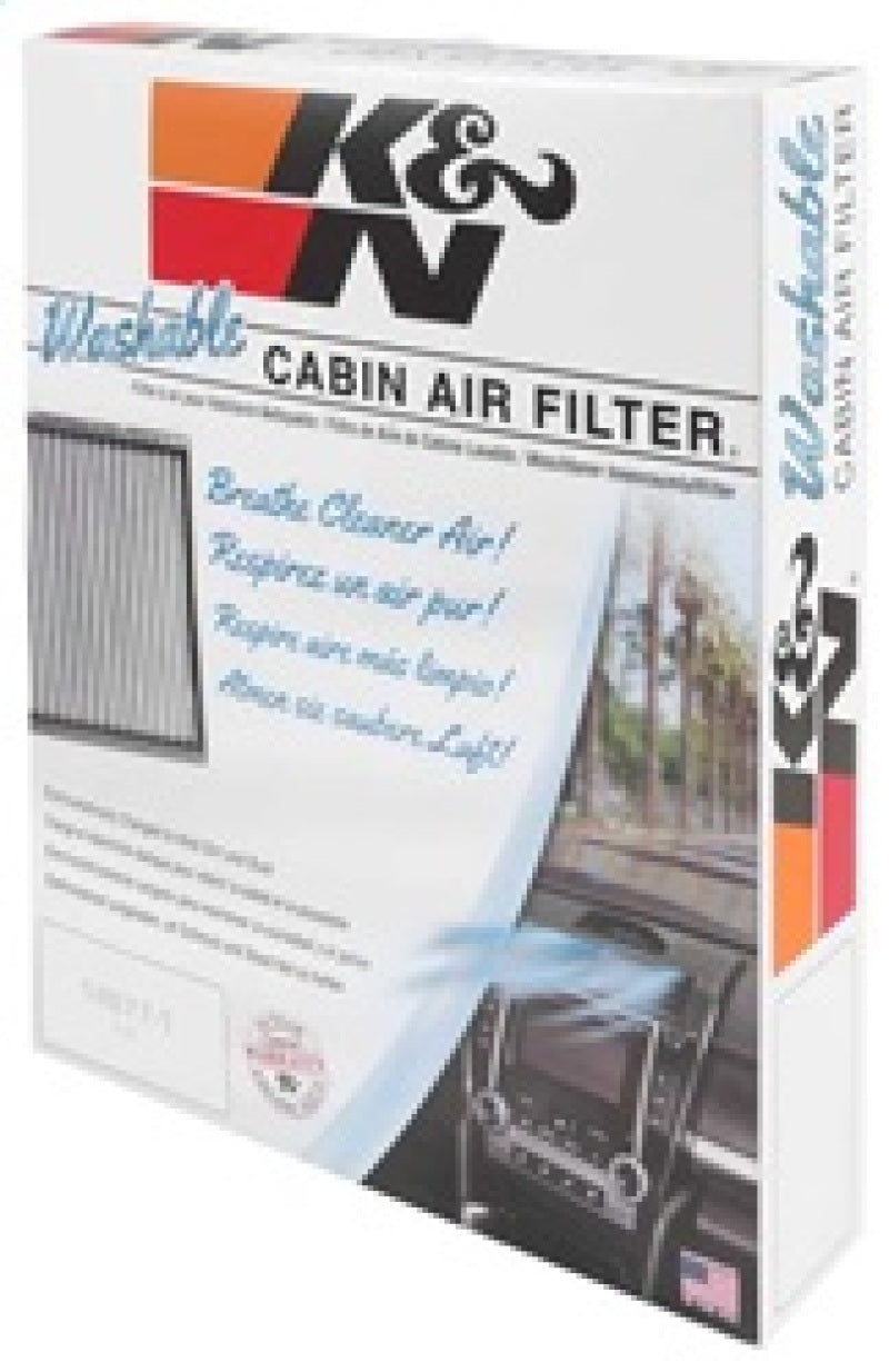 K&N Engineering VF2033 Washable Cabin Air Filter for 2009-2013 Honda Fit