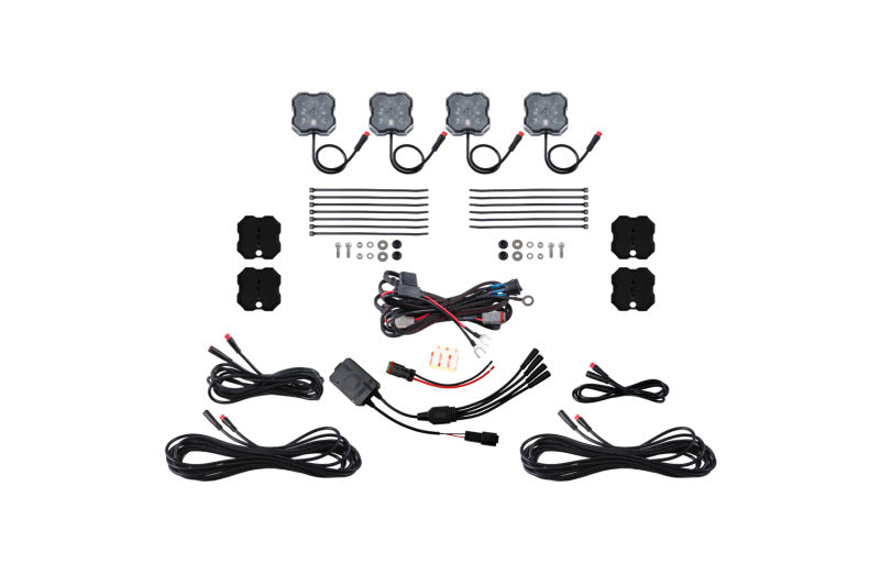 Diode Dynamics RGBW Rock Light Installer Magnet Mount Kit with Bluetooth Controller - DD7741C
