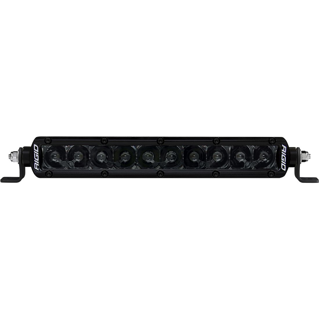 Rigid Industries - 910213BLK - Auxiliary Light - 10 Inch Spot Midnight SR-Series Pro