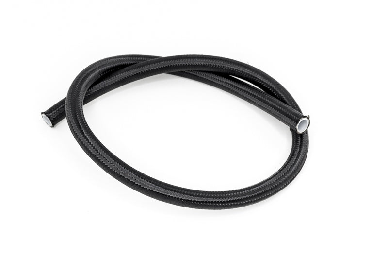 DeatschWerks 6AN Black Nylon-Braided PTFE Fuel Hose, 3 Feet