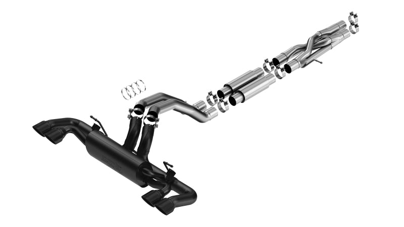 Borla 140893CB ATAK Cat-Back Exhaust System for 2021-2026 Jeep Wrangler Rubicon 392 and 2026 Moab 392 6.4L V8