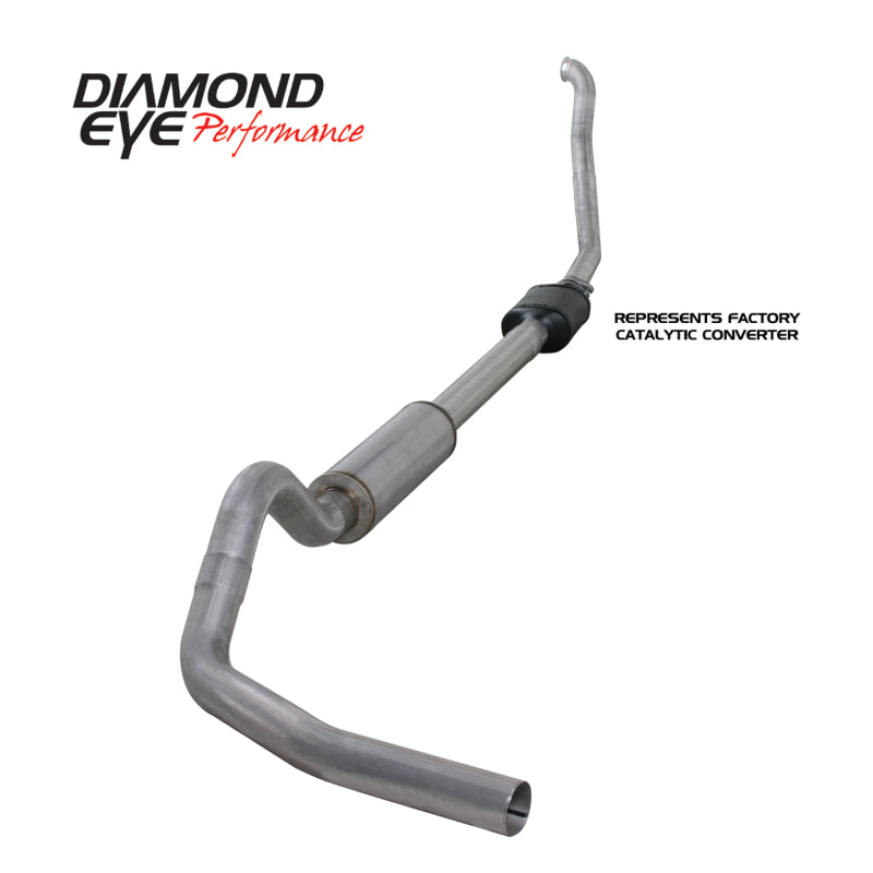 Diamond Eye Performance K4306A 4-Inch Turbo-Back Exhaust System Kit for 1994–1997.5 Ford 7.3L Powerstroke F-250/F-350
